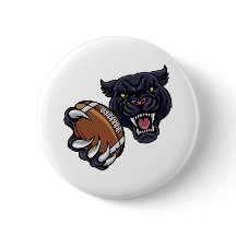 Mascotte de football américain de panthère noire