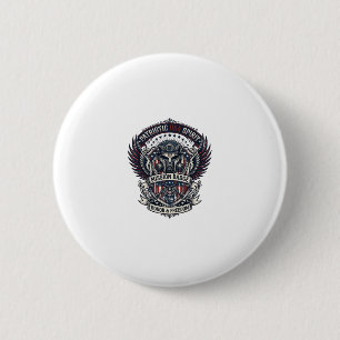 Macaron Rond 5 Cm Masque de gardien patriotique inspiré de la libert