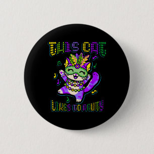 Macaron Rond 5 Cm Masque Mardi Vêtements Costumes Mardi Gras Chat