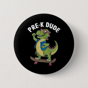 Macaron Rond 5 Cm Maternelle Enfants Patinage Dinosaure Prek Mec