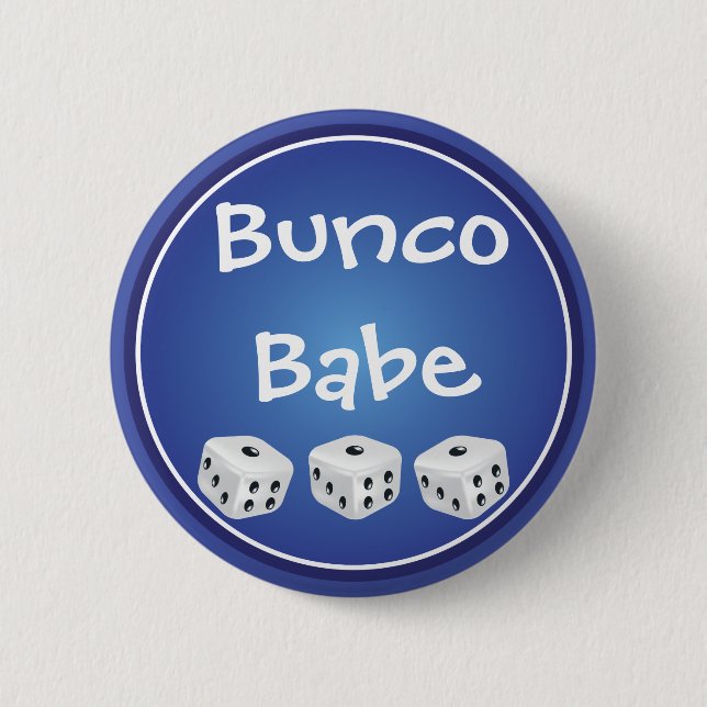 Macaron Rond 5 Cm Matrices de bébé de Bunco (Devant)