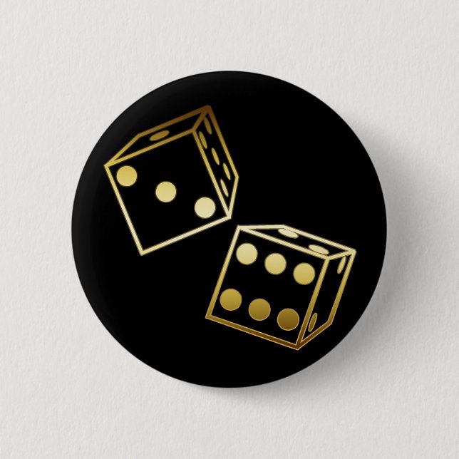 MACARON ROND 5 CM MATRICES D'OR (Devant)