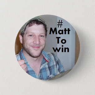 Macaron Rond 5 Cm Matt Cardle pour gagner le facteur 2010 de x