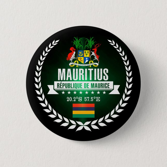 Macaron Rond 5 Cm Maurice (Devant)