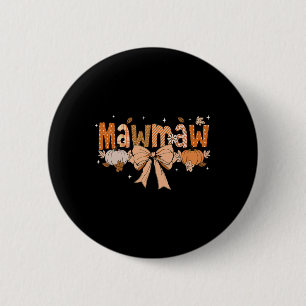 Macaron Rond 5 Cm Mawmaw Citrouille Fall Coquette Bow Thanksgiving M
