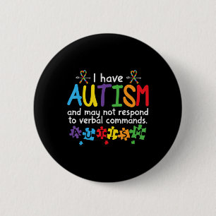 Macaron Rond 5 Cm May Not Respond to Verbe Commands Kids Autism Awa