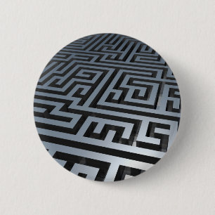 Macaron Rond 5 Cm Maze métallique