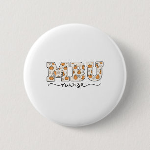 Macaron Rond 5 Cm Mbu Infirmière Citrouille Automne Mère