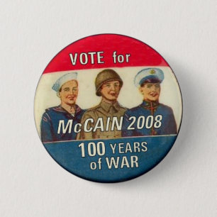 Macaron Rond 5 Cm McCain 100 ans de bouton de guerre