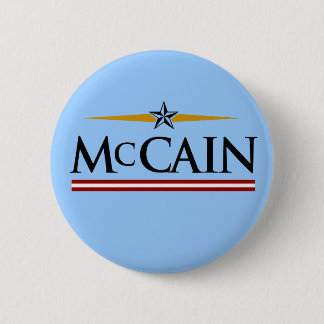 Macaron Rond 5 Cm Mccain pour le président / McCain Button