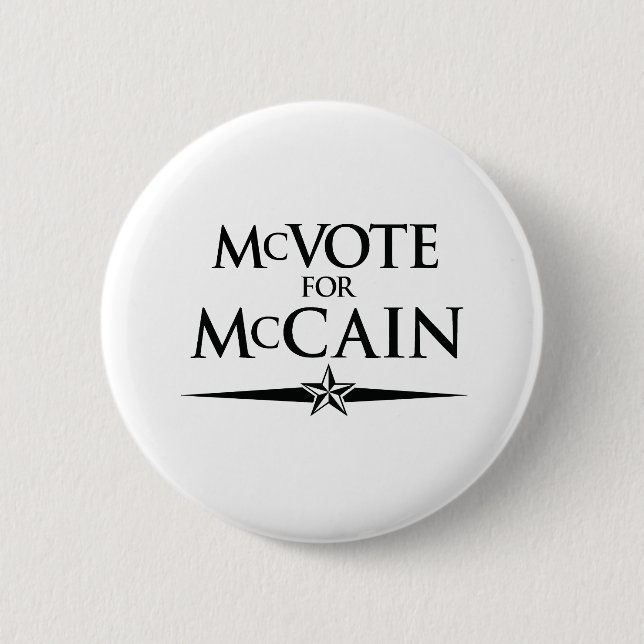 MACARON ROND 5 CM MCVOTE POUR MCCAIN (Devant)