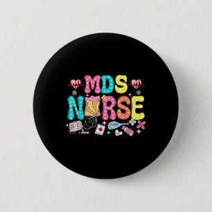 Macaron Rond 5 Cm Mds Infirmière Coeur Valentines Journée Infirmière