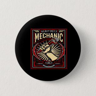 Macaron Rond 5 Cm mécanicien lourd