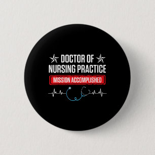 Macaron Rond 5 Cm Médecin De La Dnp Pratique En Infirmière Rn Accomp