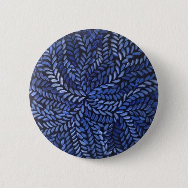 Macaron Rond 5 Cm Médecine bleue de Bush (Devant)