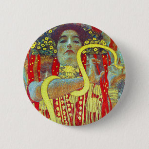 Macaron Rond 5 Cm Médecine II de Gustav Klimt