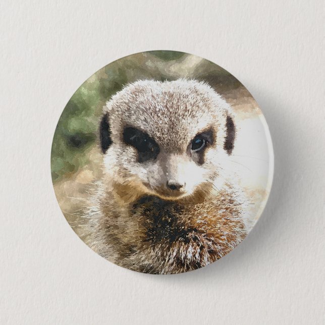 MACARON ROND 5 CM MEERKAT (Devant)
