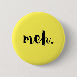 Macaron Rond 5 Cm "Meh." - citation drôle ONU-de motivation
