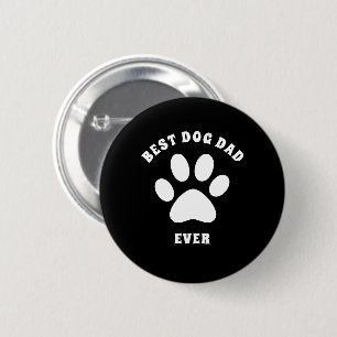 Macaron Rond 5 Cm Meilleur Chien Papa Jamais Texte Personnalisé
