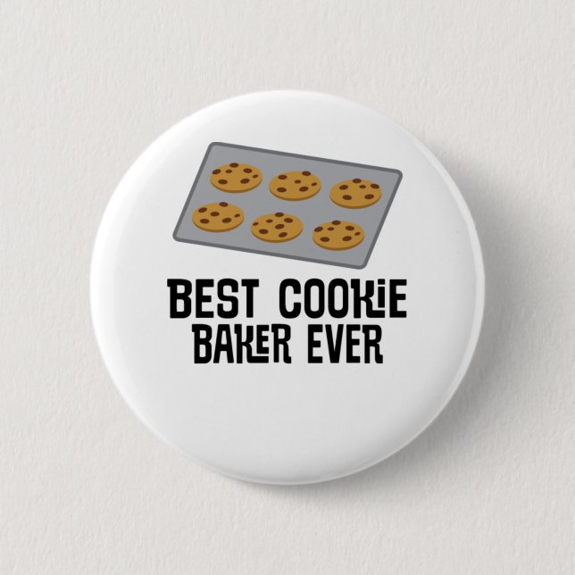Macaron Rond 5 Cm Meilleur Cookie Baker Jamais Baking Cadeau (Devant)