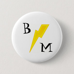 Macaron Rond 5 Cm Meilleur Éclair Homme Pin