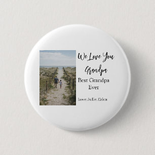 Macaron Rond 5 Cm meilleur grand-père toujours grands-parents cadeau