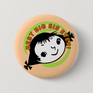 Macaron Rond 5 Cm Meilleur Grand Sis Rétro