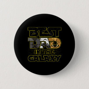 Macaron Rond 5 Cm Meilleur Papa Dans La Fête des pères Galaxy Space
