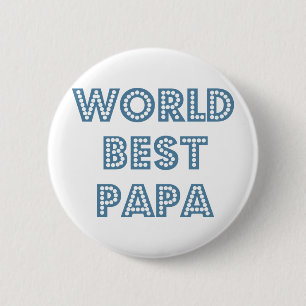 Macaron Rond 5 Cm Meilleur Papa du monde