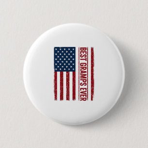 Macaron Rond 5 Cm Meilleur Papi Patriote Drapeau Vector Design_1