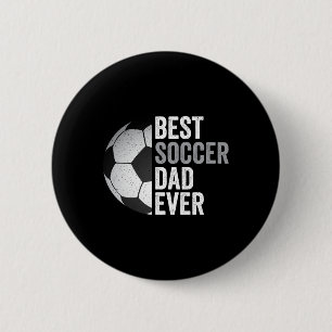 Macaron Rond 5 Cm Meilleur Père de football jamais père &#; s Jour d