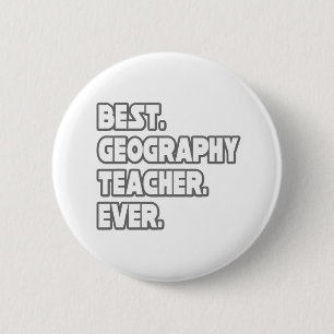 Macaron Rond 5 Cm Meilleur professeur de géographie