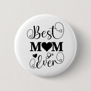 Macaron Rond 5 Cm Meilleure maman jamais