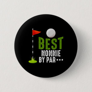 Macaron Rond 5 Cm Meilleure Nonnie par Funny Golf Family Reunion Mat