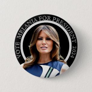 Macaron Rond 5 Cm Melania for President 2024
