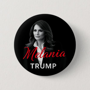 Macaron Rond 5 Cm Melania Trump 2025 Première dame Inauguration Phot