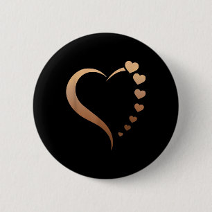 Macaron Rond 5 Cm Melanin Coeur Noir Histoire Mois Fier Noir Afri
