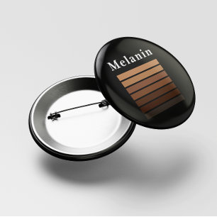Macaron Rond 5 Cm Melanin Mois de l'histoire des Noirs afro-américai