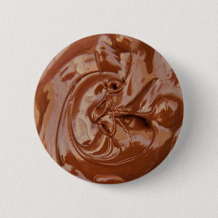 Macaron Rond 5 Cm Melted chocolate texture