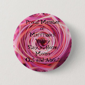 Macaron Rond 5 Cm Membre fier de : Vallée Sta de Merrimack…