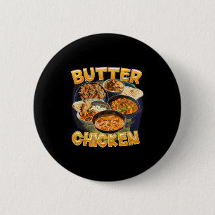 Macaron Rond 5 Cm Meme de poulet au beurre Nourriture indienne Murgh