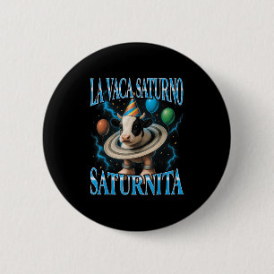 Macaron Rond 5 Cm Mème de pourriture cérébrale italienne La Vache Sa