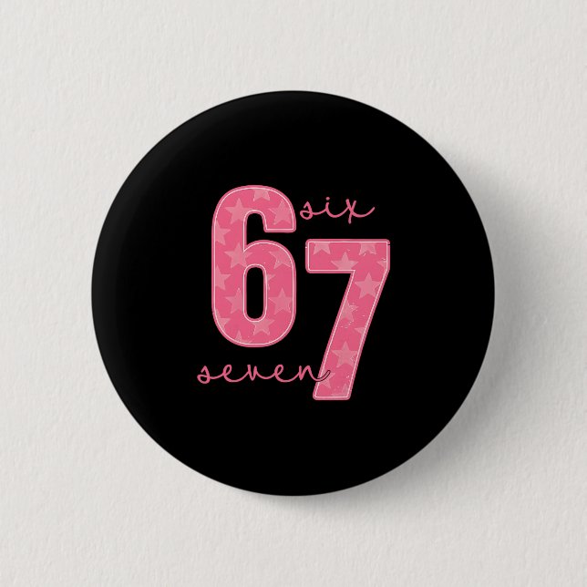 Macaron Rond 5 Cm Mème drôle 67  (Devant)