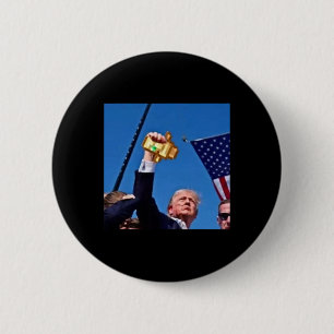 Macaron Rond 5 Cm Mème drôle de mine Trump Cra Ft Cadeau de gag tote