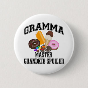 Macaron Rond 5 Cm Mémé Spoiler Petite-Fille