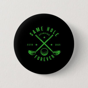 Macaron Rond 5 Cm Même Trou Pour Toujours Golf Enterrement de Vie de