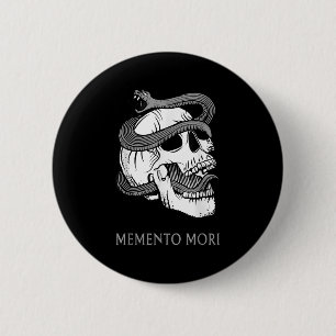 Macaron Rond 5 Cm Memento Mori Stoic La philosophie du stoïcisme lat