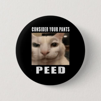Macaron Rond 5 Cm Mèmes de chats stupides amusants par 919 Designs C