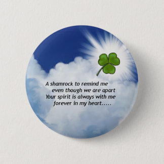Macaron Rond 5 Cm Mémorial de shamrock