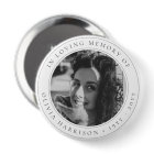 Mémorial élégant | Funeral Favoriser Noir et Blanc